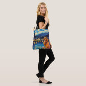 Traum von Hopfen und Sternen | Cat Starry Night Tasche (Am Model)