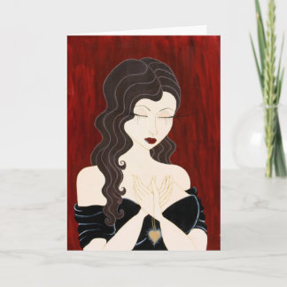 Traum von Ihnen Grußkarte durch Chanel Feiertagskarte