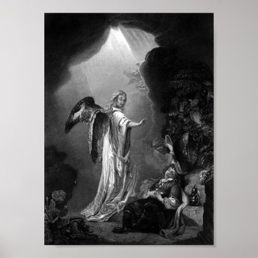 Traum von Jacob Vintag Art Print Poster (Vorne)