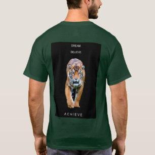 Traum von motivierend Vorlagen glauben Tiger errei T-Shirt