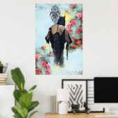 Traum von Rose - Poster (Heimbüro)