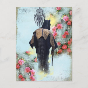 Traum von Rose - Postkarte