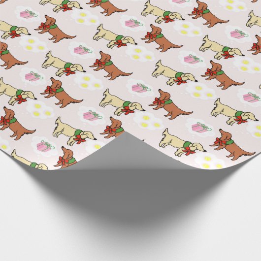 Traum von Tennisballs Geschenkpapier (Ecke)