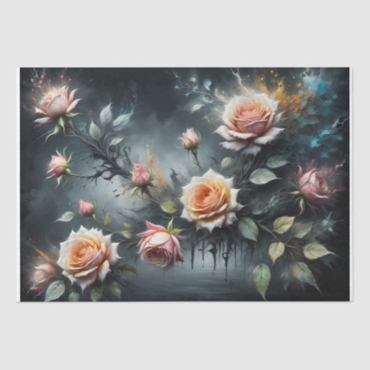 Traum von weichem Petal - Decoupage - Seidenpapier (Vorderseite)