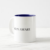 Traum wach zweifarbige tasse (Vorderseite Links)