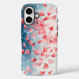 Traum Wasserfarbe Fallende Petals Floral Telefon F iPhone 16 Hülle