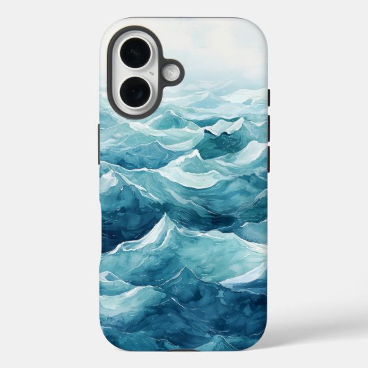 Traum Wasserfarbe Ozean Wave Handy Fall Case-Mate iPhone Hülle (Rückseite)