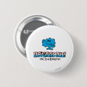Träum weiter mit Herrn Tagtraum Button (Vorne & Hinten)