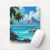 Träum weiter, tropisches Paradies, Mousepad (Mit Mouse)