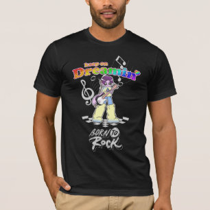 Träum weiter Y2K Anime Gitarrist T-Shirt