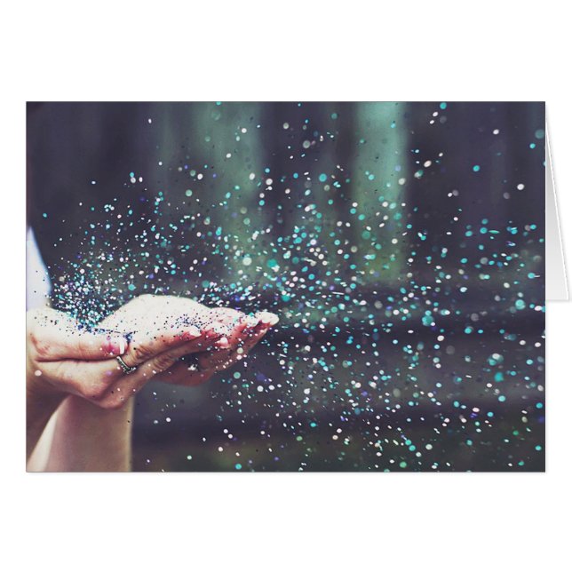 Traum Whimsisches Party Blasen Glitzer Kunst, Kult (Vorderseite (Horizontal))