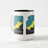 Traum Zweifarbige Tasse (Vorderseite Links)