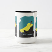 Traum Zweifarbige Tasse (Mittel)