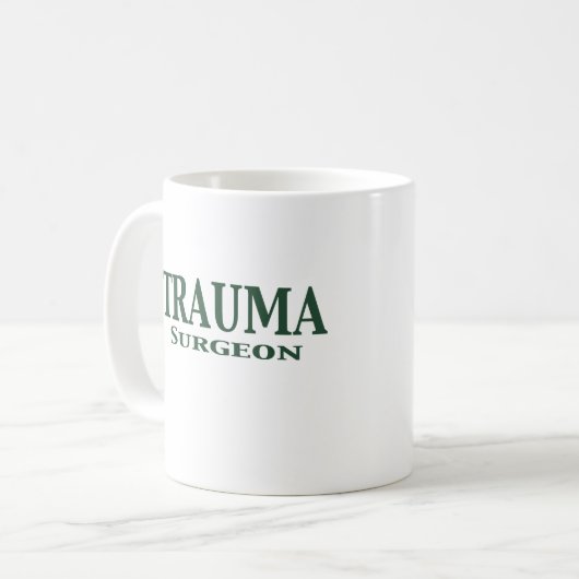 Trauma-Chirurg-Geschenke Kaffeetasse (Vorderseite Links)