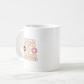 Trauma Chirurg .. Wird für Donuts arbeiten Kaffeetasse (Vorderseite Links)