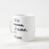 Trauma-Drama Kaffeetasse (Vorderseite Links)