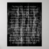 Trauma-Informierte Zitate Poster (Vorne)