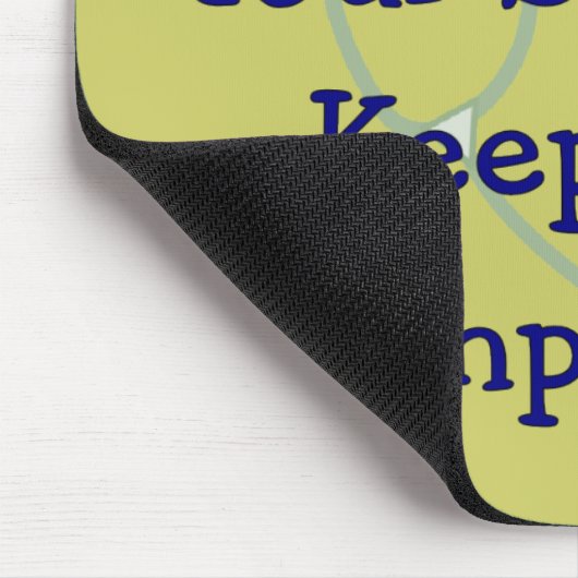 Trauma-Krankenschwester Ihr Stupidity behält mich Mousepad (Ecke)