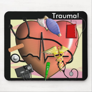 Trauma-Krankenschwester-Kunst-Geschenke Mousepad