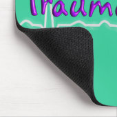 Trauma-Krankenschwester-"Trauma Queen T - Shirts Mousepad (Ecke)