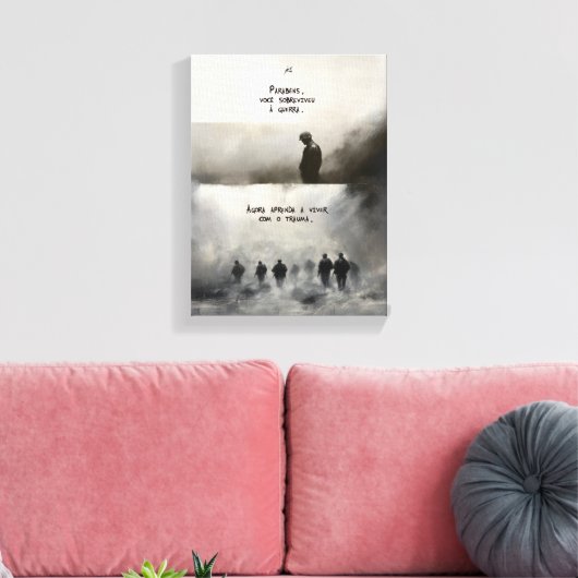 Trauma Leinwanddruck (Insitu (Wohnzimmer))