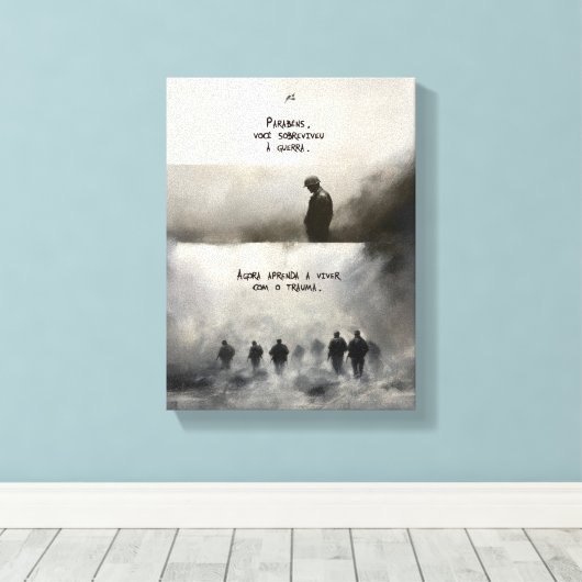 Trauma Leinwanddruck (Insitu (Holzboden))