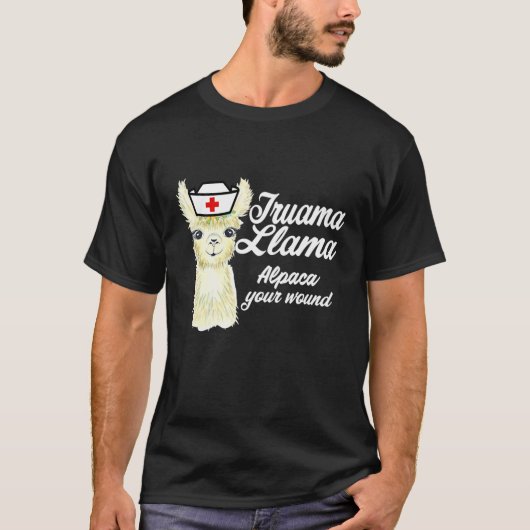 Trauma Llama Alpaca Ihre Trauma Trauma llama Krank T-Shirt (Vorderseite)