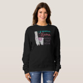 Trauma Llama Alpaca Your Wound Nurse Raglan Sweatshirt (Vorne ganz)