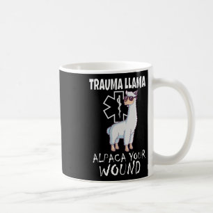 Trauma Llama Emt Design Medic Ems Alpaca Ihr Wunsc Kaffeetasse