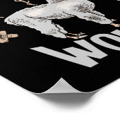 Trauma Llama EMT Design Medic EMS Alpaca Poster (Ecke)