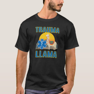 Trauma Llama Geburtstag Männer Frauen Kinder EMT T T-Shirt