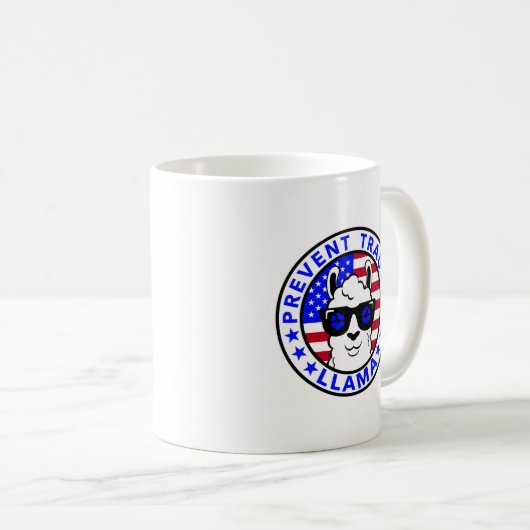 Trauma Llama Klassische Tasse, 11 oz Kaffeetasse (VorderseiteRechts)