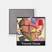 Trauma Nurse Kunstgeschenke Magnet (Vorderseite/Rückseite)