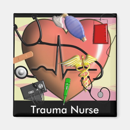 Trauma Nurse Kunstgeschenke Magnet (Vorne)