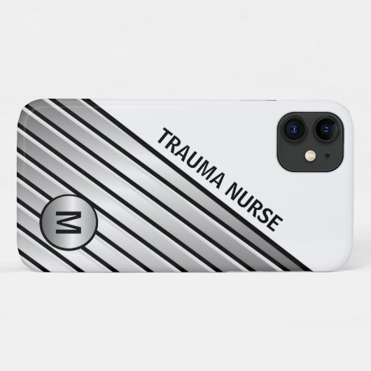 Trauma Nurse Medical Beruflich Case-Mate iPhone Hülle (Rückseite (Horizontal))
