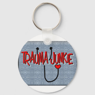 Trauma Nurse "Trauma Junkie" Geschenke Schlüsselanhänger