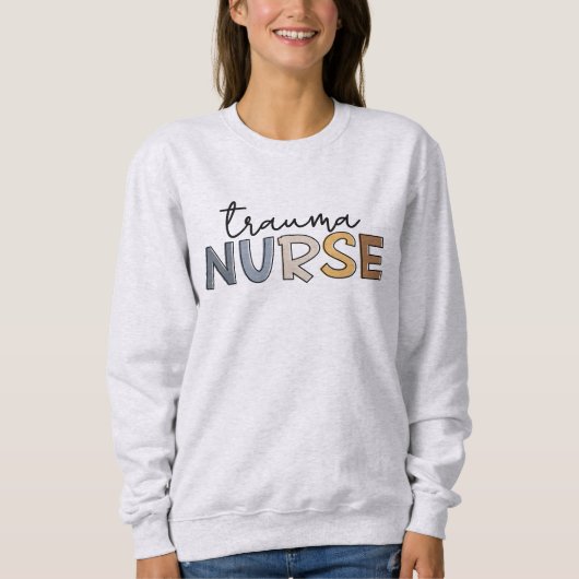Trauma Nurse Trauma Pflege Sweatshirt (Vorderseite)