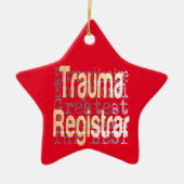 Trauma Registrar Extraordinaire Keramik Ornament (Vorne)