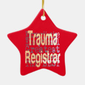 Trauma Registrar Extraordinaire Keramik Ornament (Hinten)