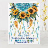 Traumabdruck für Lehrer Karte (Gelbe Blume)