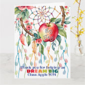 Traumabdruck für Lehrer Karte (Gelbe Blume)