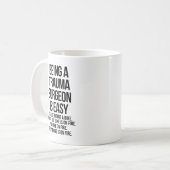 Traumachirurg Kaffeetasse (Vorderseite Links)