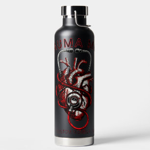 Traumakrankenschwester Mama Anatomisches Herz Trinkflasche