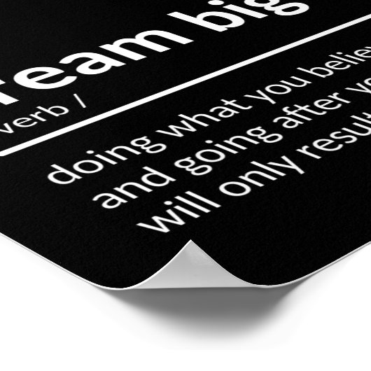 Traumangebot Poster (Ecke)