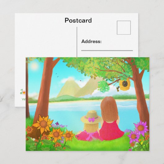 Traumansicht Postkarte (Vorne/Hinten)