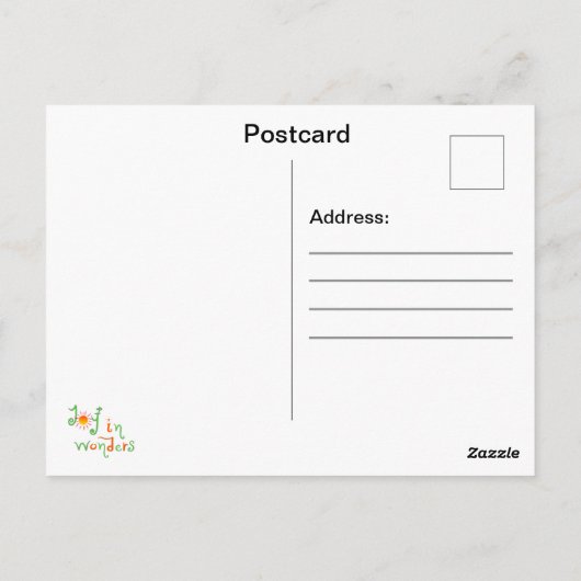 Traumansicht Postkarte (Rückseite)