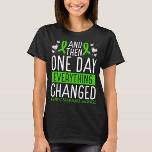 Traumatic Brain Injury Awareness Ribbon Warrior T-Shirt