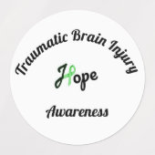 Traumatic Brain Injury Awareness Sticker (Design 2)