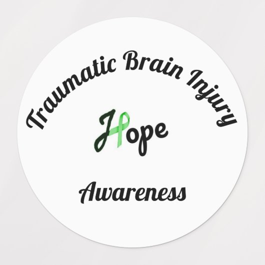 Traumatic Brain Injury Awareness Sticker (Design 1)