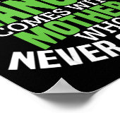 Traumatic Brain Injury Awareness T Shirt TBI Aware Poster (Ecke)